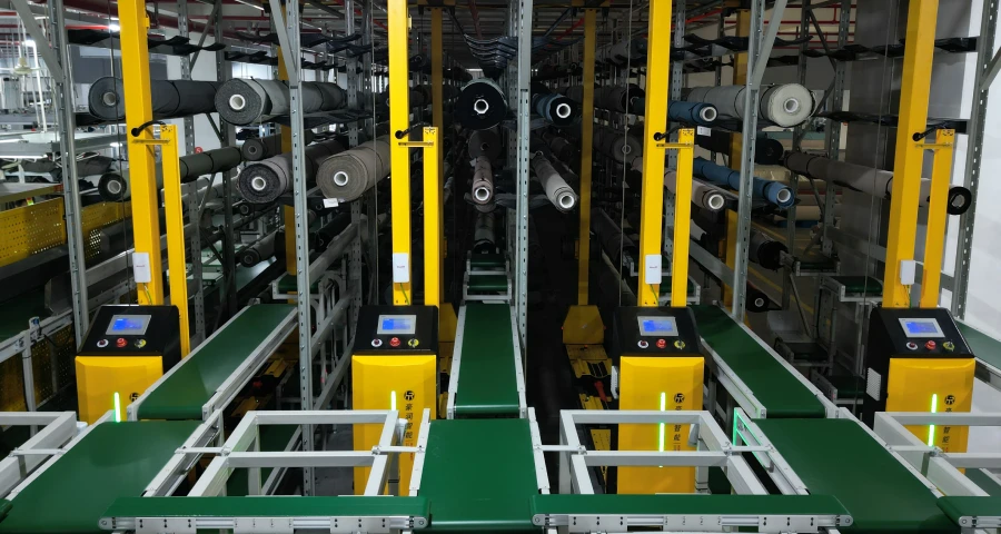Fabric Roll Management System for Zhejiang Hexin Holding Group
